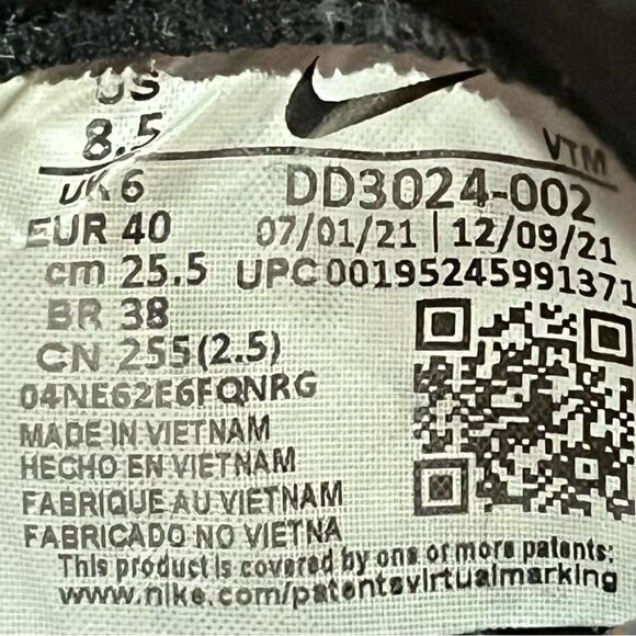 Nike React Infinity Run Flyknit Multicolor Sneakers Size 8.5 - Picture 6 of 7